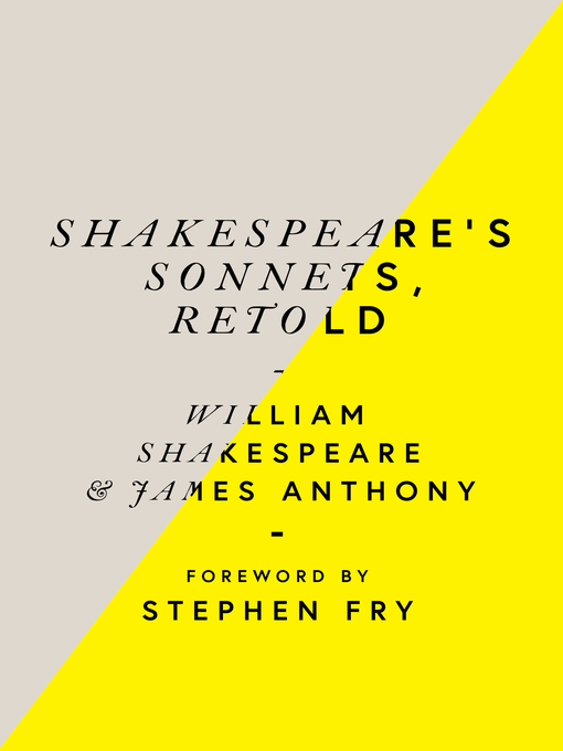 Title details for Shakespeare's Sonnets, Retold by William Shakespeare - Wait list
